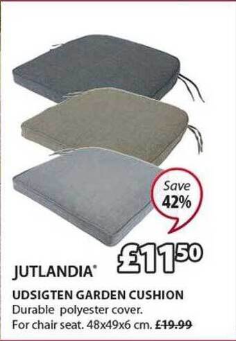 JYSK Udsigten Garden Cushion offer
