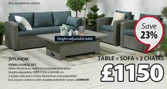 JYSK Vemb Lounge Set offer