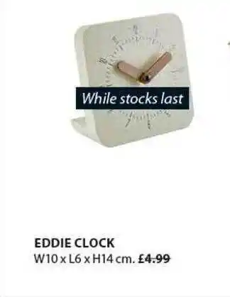 JYSK Eddie Clock offer