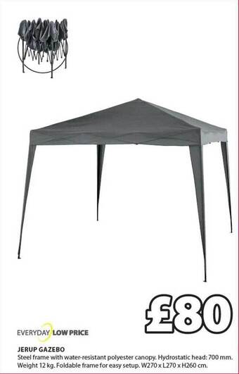 JYSK Jerup Gazebo offer