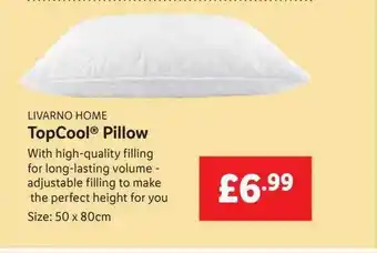 Lidl Topcool Pillow offer