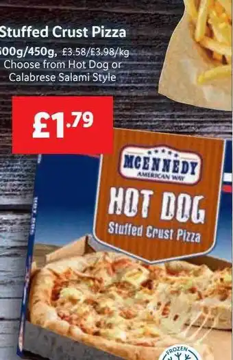 Lidl Stuffed Crust Pizza offer