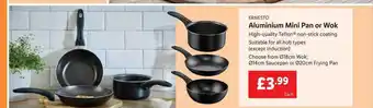 Lidl Aluminium Mini Pan Or Wok offer
