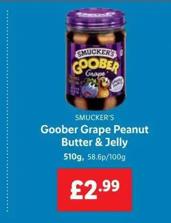 Lidl Goober Grape Peanut Butter & Jelly offer