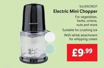 Lidl Electric Mini Chopper offer