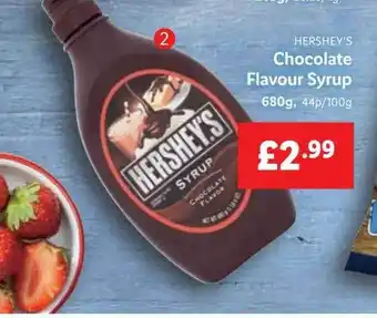 Lidl Chocolate Flavour Syrup offer