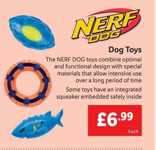 Lidl store dog toys