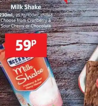 Lidl Milk Shake offer