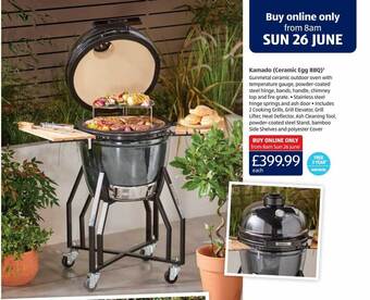 Aldi Kamado Ceramic Egg Bbq offer