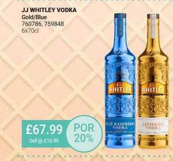 Bestway Jj Whitley Vodka offer