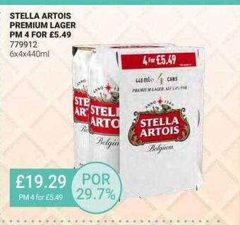 Bestway Stella Artois Premium Lager offer