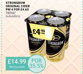 Bestway Strongbow Original Cider offer