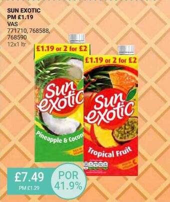Bestway Sun Exotic offer