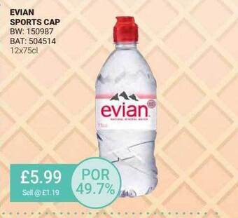 Bestway Evian Sports Cap offer