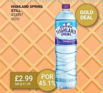 Bestway Highland Spring Still offer