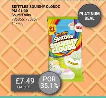 Bestway Skittles Squishy Cloudz offer