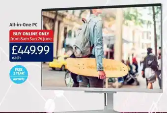 Aldi All-in-one Pc offer