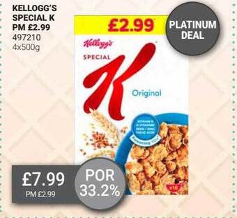 Bestway Kellogg's Special K offer