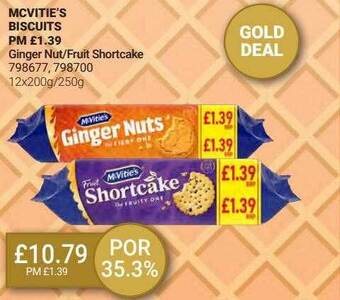 Bestway Mcvitie's Biscuits offer