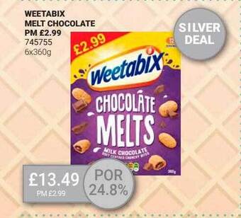 Bestway Weetabix Melt Chocolate offer