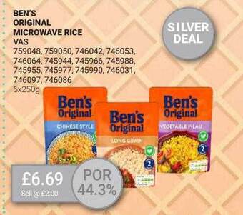 Bestway Ben's Original Microwave Rice offer