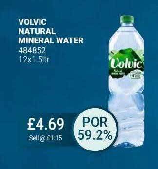Bestway Volvic Natural Mineral Water offer