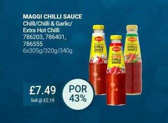 Bestway Maggi Chilli Sauce offer