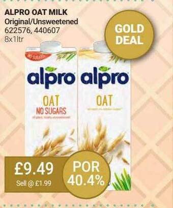 Bestway Alpro Oat Milk offer