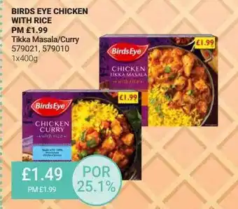 Bestway Birds Eye Chicken With Rice Tikka Masala-curry offer