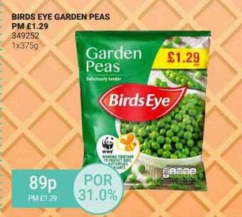 Bestway Birds Eye Garden Peas offer