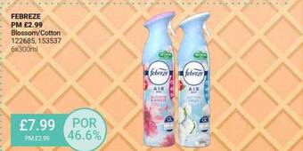 Bestway Febreze Blossom-cotton offer