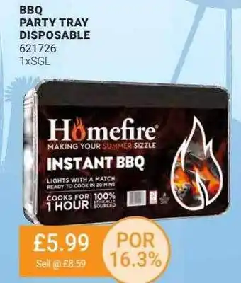 Bestway Bbq Party Tray Disposable offer