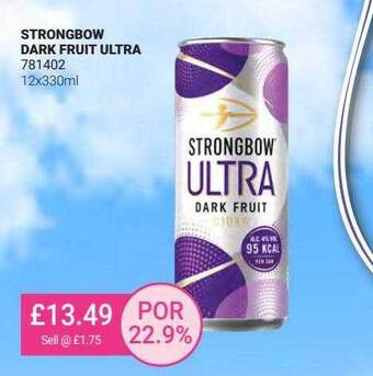 Bestway Strongbow Dark Fruit Ultra offer