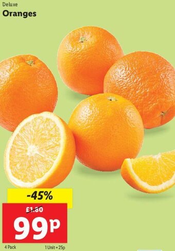 Lidl Oranges offer