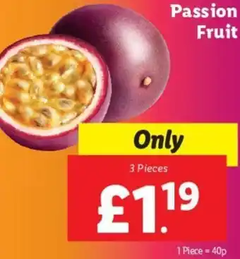 Lidl Passion Fruit 3 Pieces offer