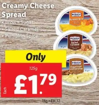 Lidl Creamy Cheese Spread 125g offer