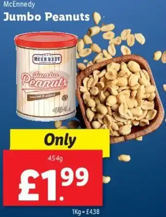 Lidl Jumbo Peanuts 454g offer
