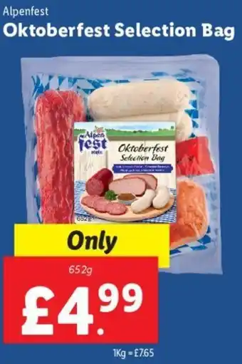 Lidl Oktoberfest Selection Bag 652g offer
