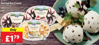 Lidl Swirled Ice Cream 900ml offer