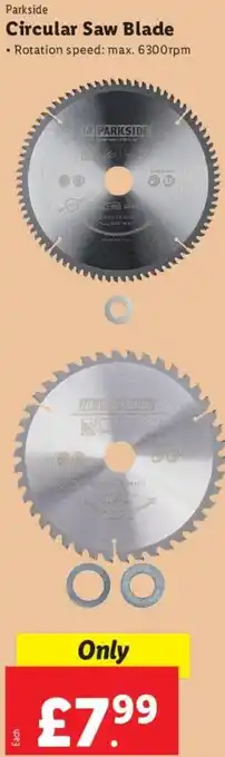Lidl Circular Saw Blade offer