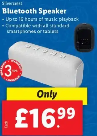 Lidl Bluetooth Speaker offer