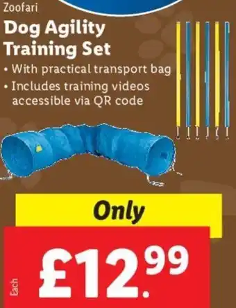 Lidl Dog Agility Training Set offer