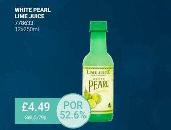 Bestway White Pearl Lime Juice offer