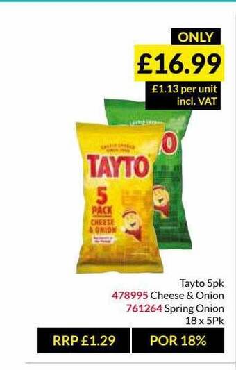 Musgrave MarketPlace Tayto offer