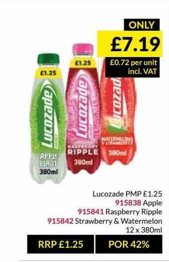 Musgrave MarketPlace Lucozade offer