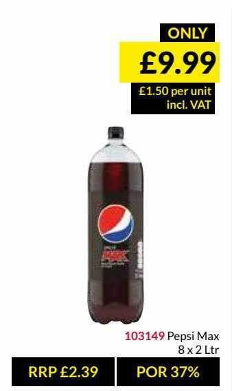 Musgrave MarketPlace Pepsi Max offer