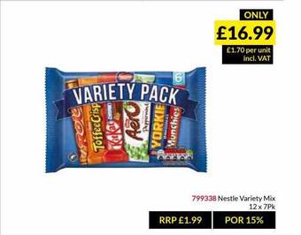 Musgrave MarketPlace Nestlé Variety Mix offer
