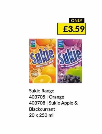 Musgrave MarketPlace Sukie Range offer