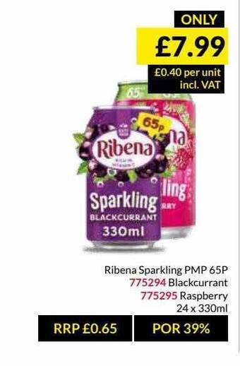 Musgrave MarketPlace Ribena Sparkling offer