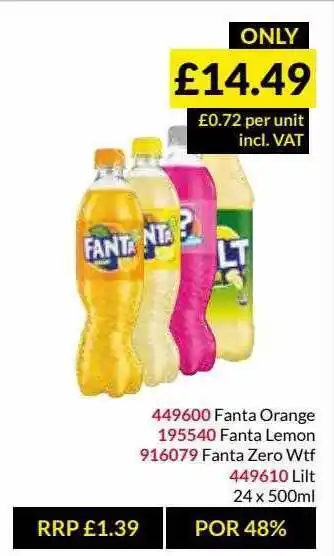 Musgrave MarketPlace Fanta Orange, Lemon, Zero Wtf offer